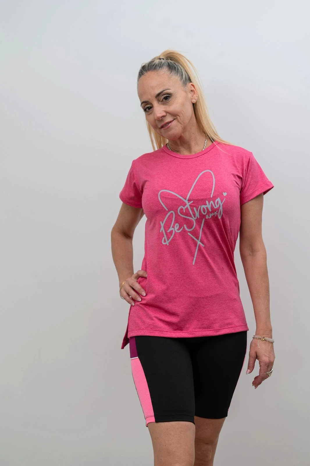 remeron dama color rosa con estampa amx