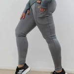calza leggins en color gris amx